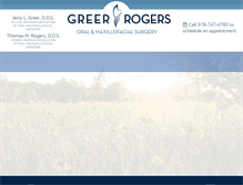 Tablet Screenshot of drjerrygreer.com